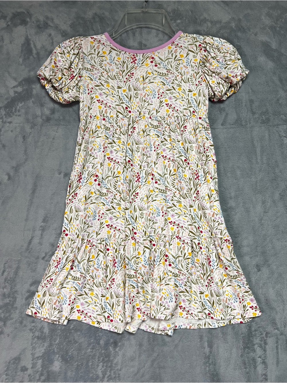 Magnetic Me Wildflower Puff Sleeve Modal Dress Toddler Girls 5Y 5T 37-42 lbs